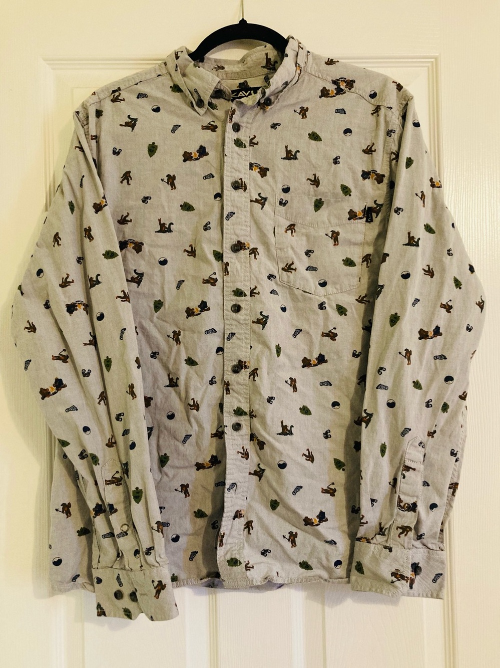 Kavu Yeti Active Long Sleeve Button-up Shirt